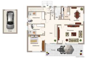 Sanierungsbedürftiges Wohnhaus mit großem Potenzial...Bungalow in Top-Wohnlage von Zeckern – Die vollständige Adresse der Immobilie erhältst du vom Anbieter., 91334 Hemhofen – Vorschaubild 3