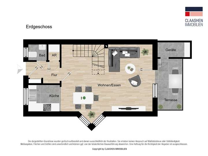 Grundriss Erdgeschoss