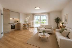 Sofort verfügbar: 3-Zi-Neubauwohnung im EG mit Terrasse & Garten | KfW40 QNG | TG-Stellplatz | W01 – Die vollständige Adresse der Immobilie erhältst du vom Anbieter., 93059 Reinhausen, Regensburg – Vorschaubild 1