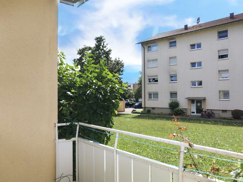 Blick vom Balkon