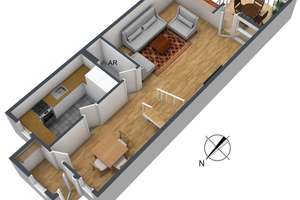 +++ renovierte DG-Maisonette - sep. Zugang - S-Blk. mit Blick ins Grüne - inkl. EBK & Kfz-Stpl. +++ – Mercatorweg 57, 70439 Stammheim-Süd, Stuttgart – Vorschaubild 29
