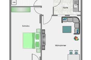 Zweiraumwohnung in Castell mit Loggia! – Die vollständige Adresse der Immobilie erhältst du vom Anbieter., 53117 Bonn-Castell, Bonn – Vorschaubild 18