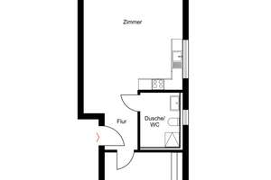 Pfiffige 2 Zimmerwohnung mit Ausblick, in Angermund – Die vollständige Adresse der Immobilie erhältst du vom Anbieter., 40489 Angermund, Düsseldorf – Vorschaubild 11