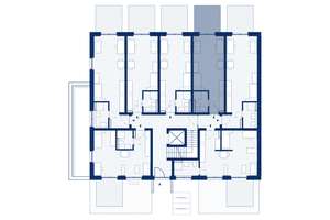 B05: Kompakter Grundriss: 1-Zimmerwohnung im EG mit Terrasse zur Gartenseite – Hausdorffstraße 348, 53129 Dottendorf, Bonn – Vorschaubild 2