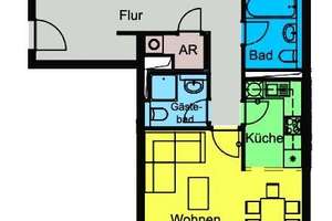 Ihre neue Wohlfühlwohnung! Großer Balkon, attraktive Ausstattung, Bad und Gästebad! – Die vollständige Adresse der Immobilie erhältst du vom Anbieter., 1187 Südvorstadt-West, Dresden – Vorschaubild 9
