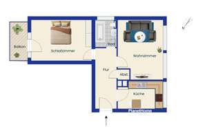 Neu renovierte 2-Zimmer-Wohnung in ruhiger Lage München-Maxvorstadt – 80335 Sankt Benno, München – Vorschaubild 9