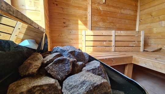 Bild von Exklusives Eigenheim im Bungalowstil mit Sauna, Wellnessbereich, Bar und vielem mehr in Feldrandlage