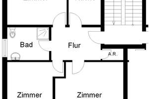 Aufgepasst! 3-Zimmer-Wohnung mit Einbauküche! – Wersener Str. 96A, 49090 Eversburg, Osnabrück – Vorschaubild 2