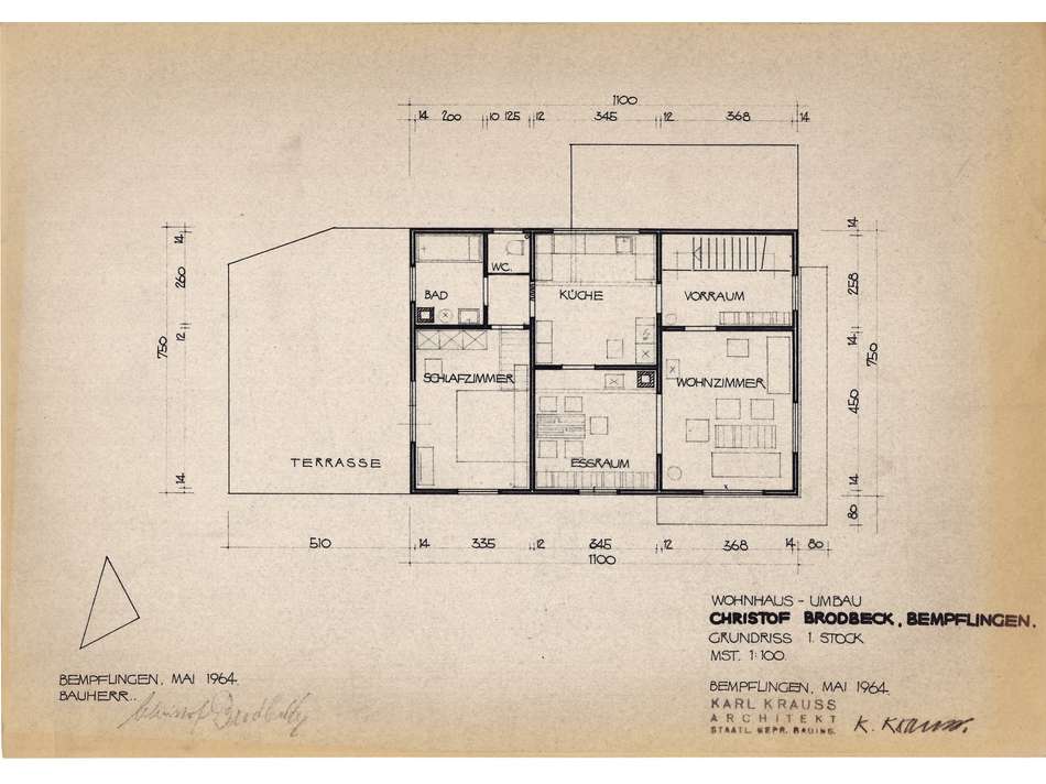 Grundriss 1 Stock