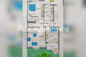 Tauschwohnung: 3ZW+2Balkonen gegen ein Haus/ Wohnung mit Garten