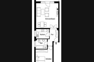 Attraktive 2-Zimmer-Wohnung im Hochparterre/1.OG mit Süd-Balkon in der Zwinglistraße zu vermieten! – Die vollständige Adresse der Immobilie erhältst du vom Anbieter., 23568 Sankt Gertrud, Lübeck – Vorschaubild 2