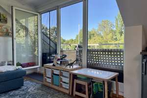 Bockum, drei Zimmer - Terrasse mit Blick in den Schönhausenpark – Rott 51, 47800 Bockum, Krefeld – Vorschaubild 11