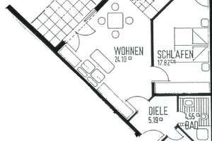 Schöne 2,5 ZI EG-Wohnung mit Garten und TG-Stellplatz in ruhiger Wiesb. Innenstadtlage von Privat – Die vollständige Adresse der Immobilie erhältst du vom Anbieter., 65195 Rheingauviertel / Hollerborn, Wiesbaden – Vorschaubild 2