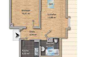 Liebevoll sanierte 2 RWE im Einzeldenkmal – Nöthnitzer Straße 36, 1187 Plauen (Stadtteil), Dresden – Vorschaubild 5