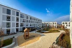 Stylische 1.5 Zimmer Neubauwohnung, große Loggia, teilmöbliert – Leinweberweg 36, 81249 Lochhausen, München – Vorschaubild 11