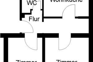 Kleine aber feine 2-Zimmer-Wohnung mit Wonküche und Loggia – Rembrandtstr. 6, 42329 Vohwinkel, Wuppertal – Vorschaubild 2