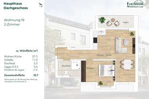 Hochwertige 2-Zimmer-Eigentumswohnung mit Loggia im Neubau – Kölner Landstraße 300, 40591 Wersten, Düsseldorf – Vorschaubild 8