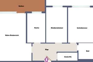 Erstbezug nach Sanierung: 3 Zimmer, Südbalkon und eigene Garage, provisionsfrei – Reinhardstr. 5, 73614 Schorndorf – Vorschaubild 9