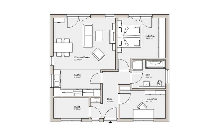 Grundriss Erdgeschoss