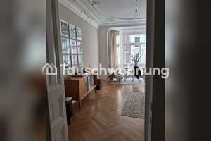 Tauschwohnung: Altbauwohnung im Waldstraßenviertel mit Garteneinheit