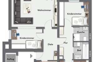 Entdecken Sie das Potenzial!  Gut aufgeteilte 4-Zimmer-Wohnung in Bielefeld-Stieghorst – Die vollständige Adresse der Immobilie erhältst du vom Anbieter., 33605 Stieghorst, Bielefeld – Vorschaubild 32
