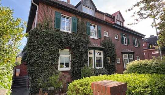 Bild von Rotklinker-Doppelhaushälfte (vermietet) im Bergedorfer Villenviertel nahe der Innenstadt
