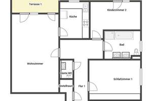 Familienfreundliche 4-Zimmer-Gartenwohnung mit edler Ausstattung und großem Privatgarten – Die vollständige Adresse der Immobilie erhältst du vom Anbieter., 86199 Göggingen-Ost, Augsburg – Vorschaubild 15