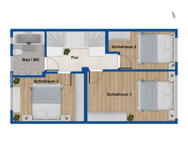 Grundriss Obergeschoss