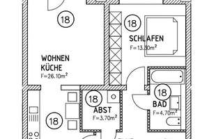 Wohnen im Denkmal - 2 Zimmer, Balkon, Parkett, modernes Bad mit Wanne, Fußbodenheizung & Stellplatz – Alte Diamant Brauerei 4, 39124 Neue Neustadt, Magdeburg – Vorschaubild 13