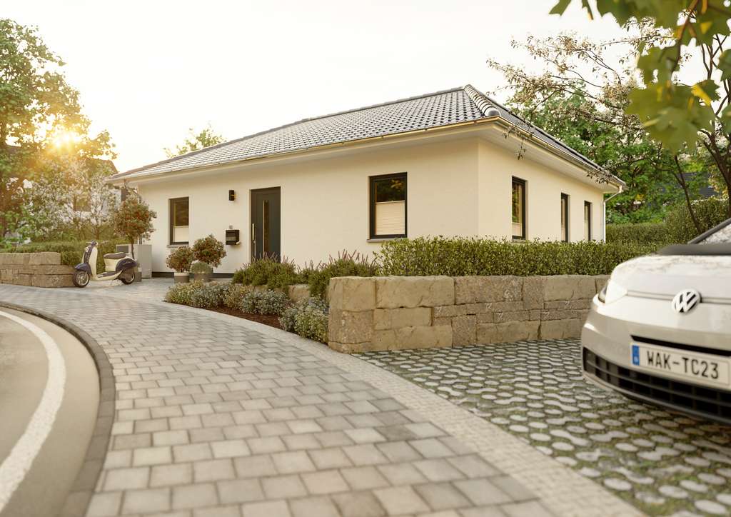 Immobilie in Bennhausen - Bungalow 92, massiv gebaut, Preis inkl. Grundstück - Bild 1