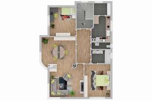 4-FH in S-West: Schmuckstück in hervorragender, ruhiger Lage – Die vollständige Adresse der Immobilie erhältst du vom Anbieter., 70193 Hölderlinplatz, Stuttgart – Vorschaubild 47