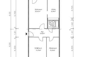 Geräumige Wohnung mit Balkon im Erdgeschoss! – Otto-Oettel-Straße 9, 7552 Bieblach-Ost, Gera – Vorschaubild 4