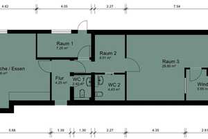 Bremen - Peterswerder | Gepflegtes Reihenmittelhaus mit Wohn- und Gewerbeeinheit (Kindergarten) in g – Bremen – Vorschaubild 36