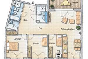 Lichtdurchflutete Penthousewohnung im Zentrum von Köpenick zu verkaufen! – Die vollständige Adresse der Immobilie erhältst du vom Anbieter., 12555 Köpenick, Berlin – Vorschaubild 22