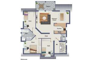 Tolle 4 Zimmer DG-Wohnung mit Balkon, TG Platz und AAP im Freien – Die vollständige Adresse der Immobilie erhältst du vom Anbieter., 72762 Reutlingen-Mitte, Reutlingen – Vorschaubild 21