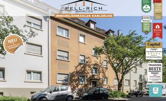 INVESTMENTCHANCE: Attraktives 9-Familienhaus mit Wertsteigerungspotenzial in Karlsruhe-Weiherfeld