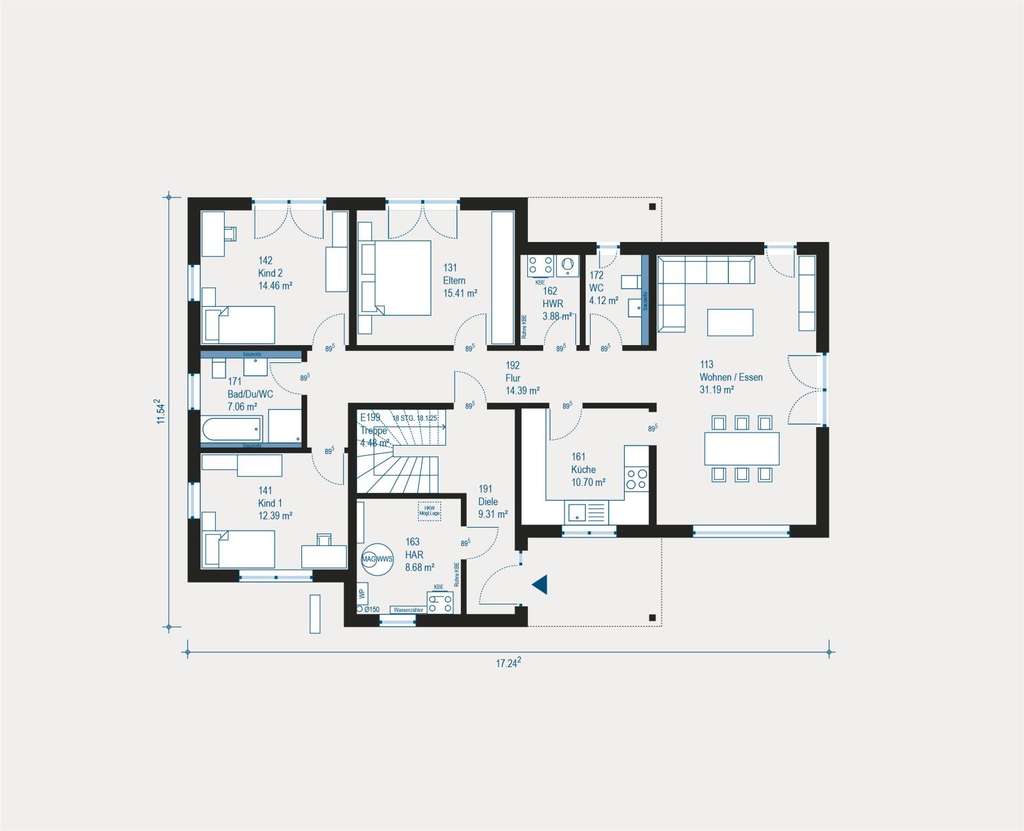Immobilie in Lüerdissen - Individuelles Mehrfamilienhaus in Lüerdissen - Flexibel geplant, gehoben ausgestattet - Bild 1