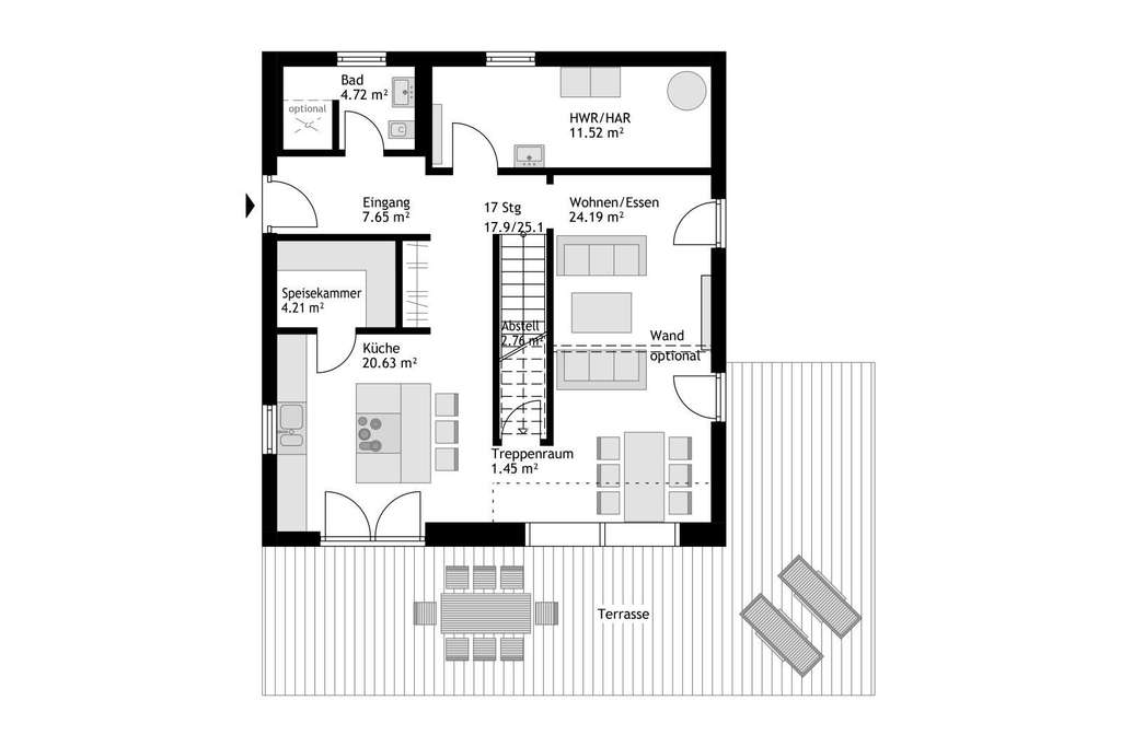 Immobilie in Radeburg - Moderne Architektur und zeitloser Stil: Die perfekte Stadtvilla von STREIF! - Bild 1