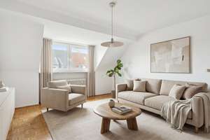 Urban Living in Pempelfort: 75 qm Wohnfläche + 30 qm Nutzfläche im Dach