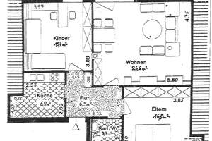 Kapitalanlage im Regensburger Westen: Gut geschnittene 3 ZKB-Wohnung mit Balkon und TG-Stellplatz – Die vollständige Adresse der Immobilie erhältst du vom Anbieter., 93049 Westenviertel, Regensburg – Vorschaubild 9