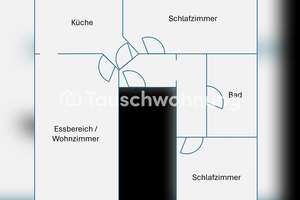 Tauschwohnung: 3-Zimmer-Flat in Bielefeld Mitte zum Tausch
