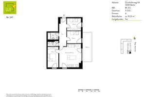 Komfortables Familienwohnen: 4-Zimmer-Wohnung mit offener Küche und Balkon – Grünhofer Weg 44, 13581 Spandau (Ortsteil), Berlin – Vorschaubild 10
