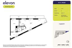 Stylische 2-Zimmer-Wohnung mit moderner EBK im elevon Hamburg City! – Schultzweg 2, 20097 Hammerbrook, Hamburg – Vorschaubild 10