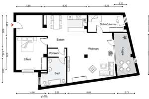 Exklusive 129 m² Design-Wohnung in Bestlage von Hannover-Mitte – Die vollständige Adresse der Immobilie erhältst du vom Anbieter., 30159 Mitte (Ortsteil), Hannover – Vorschaubild 17