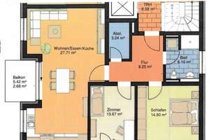 3-Zimmer-Wohnung in Fürth / Odw,  provisionsfrei, an Nichtraucher,