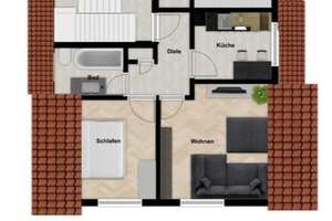 Helle & Top geschnittene DG Wohnung mit EBK & Stellplatz in Sankt Augustin Buisdorf – Prinz-Eugenstr. 1, 53757 Sankt Augustin – Vorschaubild 15