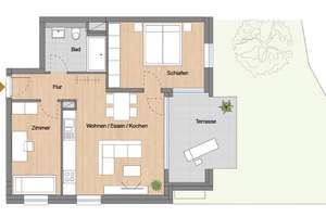 Lichtdurchflutete 3-Zimmer-Wohnung mit attraktivem Wohnkonzept – Die vollständige Adresse der Immobilie erhältst du vom Anbieter., 71384 Weinstadt – Vorschaubild 14