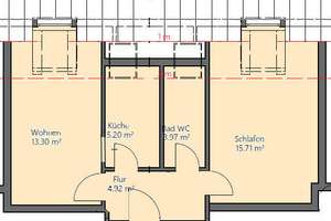 Interessantes Anlageobjekt: modernisierte Dachgeschosswohnung in Bonn-Duisdorf – Die vollständige Adresse der Immobilie erhältst du vom Anbieter., 53123 Duisdorf, Bonn – Vorschaubild 8