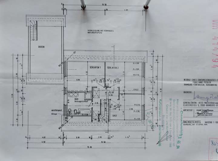 Grundriss Dachgeschoss