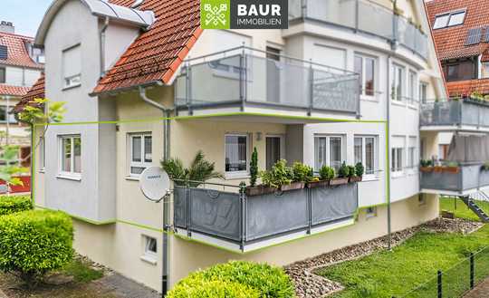 360°| Helle 3-Zimmer-Wohnung im Hochparterre mit Balkon in Friedrichshafen